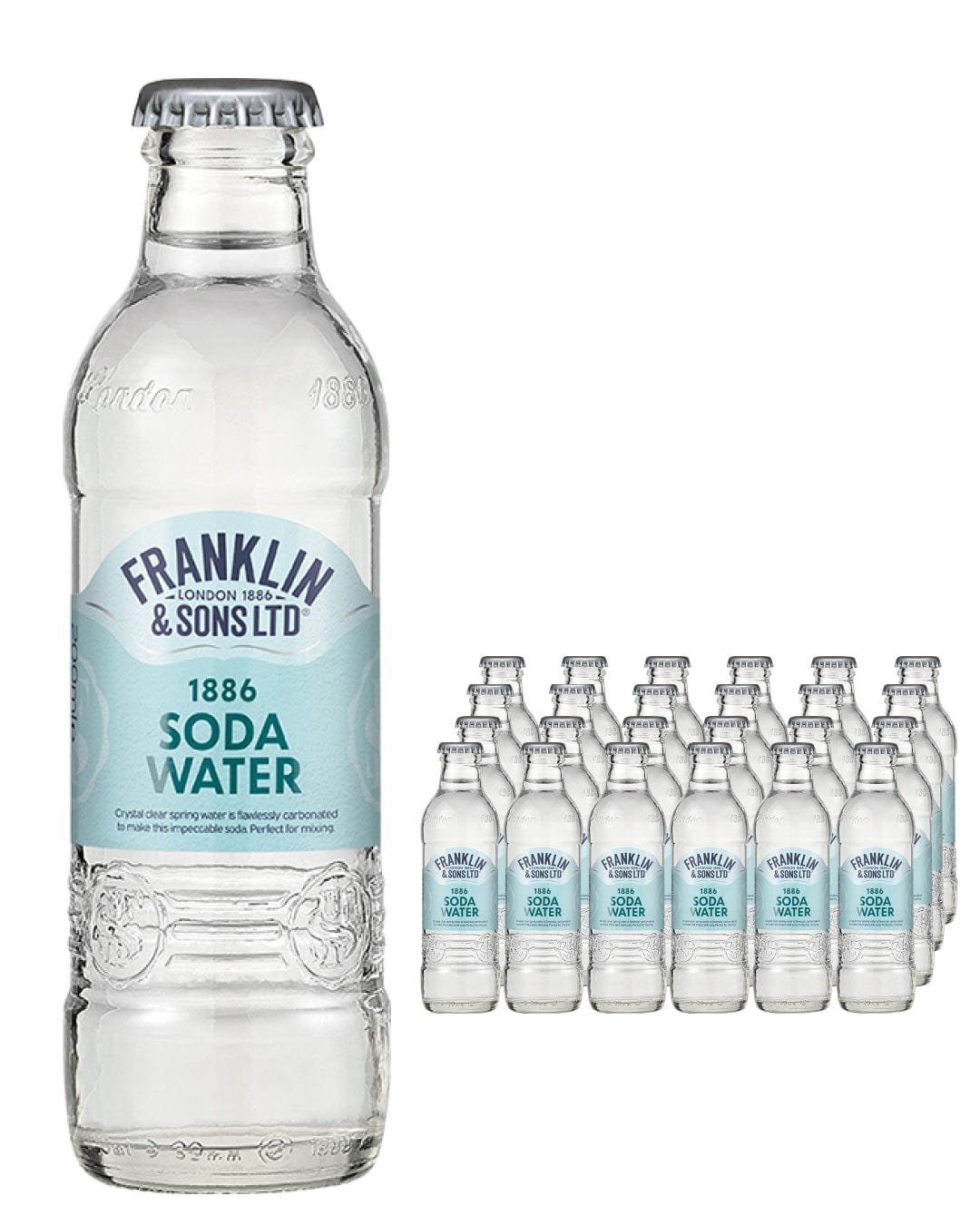 Franklin & Sons 1886 Soda Water 24 x 200 ml
