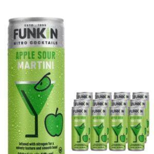 Funkin Nitro Sour Apple Martini Cocktail Can 12 x 200 ml