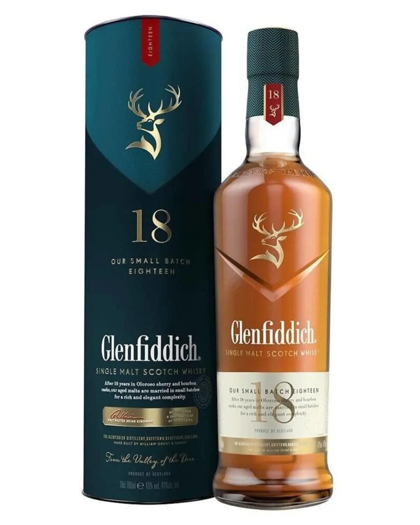 Glenfiddich 18 Year Old Single Malt Scotch Whisky 70 cl