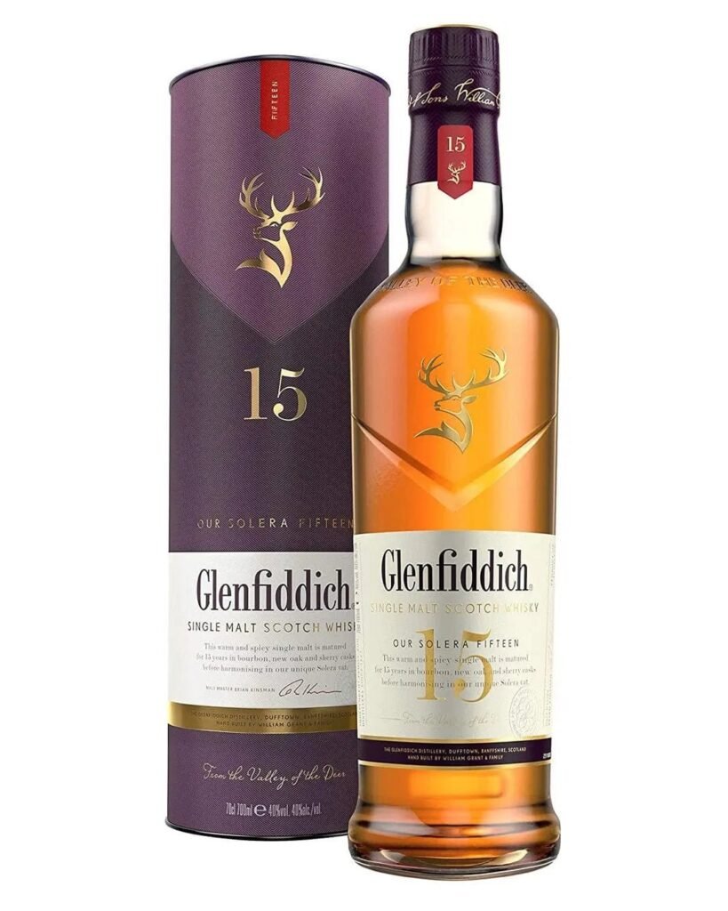 Glenfiddich Solera 15 Year Old Single Malt Scotch Whisky 70 cl