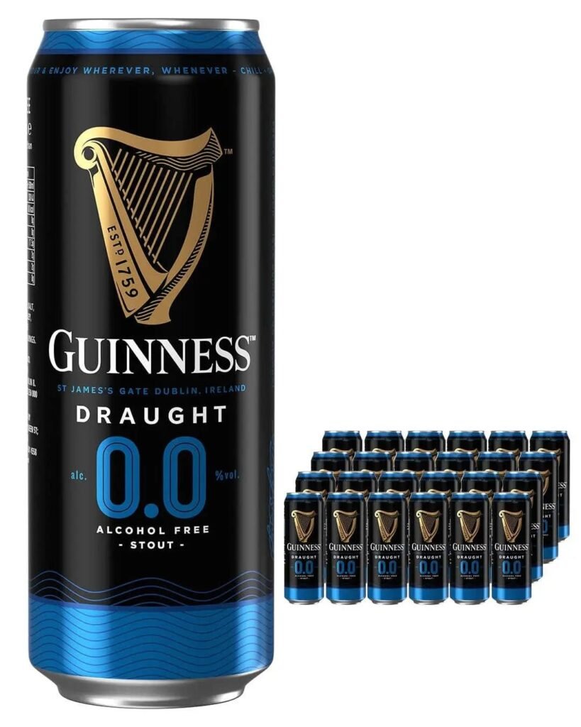 Guinness Draught Alcohol Free Beer 24 x 440 ml