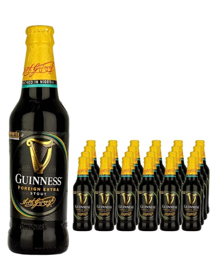 Guinness Nigerian Foreign Extra Stout Beer Bottle 24 x 325 ml