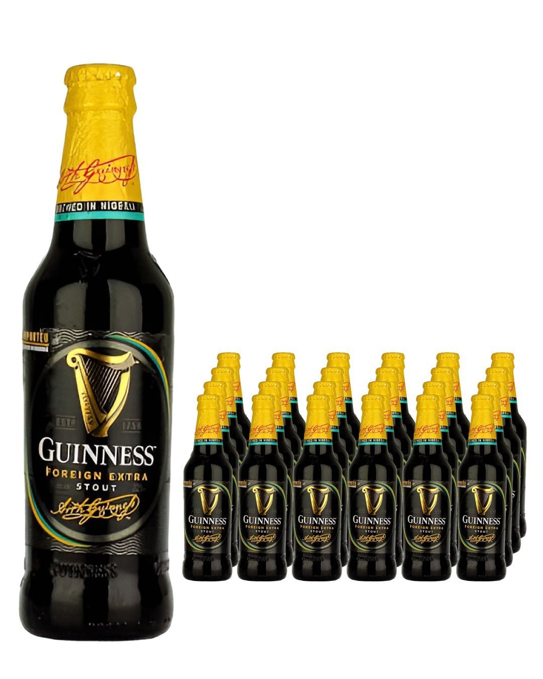 Guinness Nigerian Foreign Extra Stout Beer Bottle 24 x 325 ml