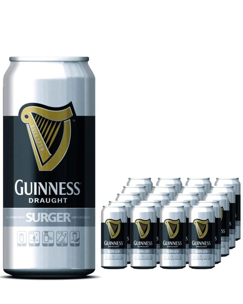 Guinness Original Draught Surger Can 24 x 520 ml
