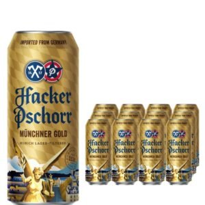 Hacker-Pschorr Munchner Gold Beer Can 12 x 500 ml