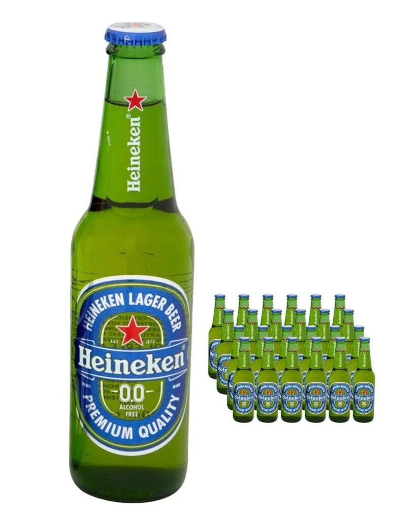 Heineken 0.0% Alcohol Free Beer Bottle 24 x 330 ml