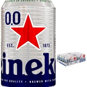 Heineken 0.0% Alcohol Free Beer Can 24 x 330 ml