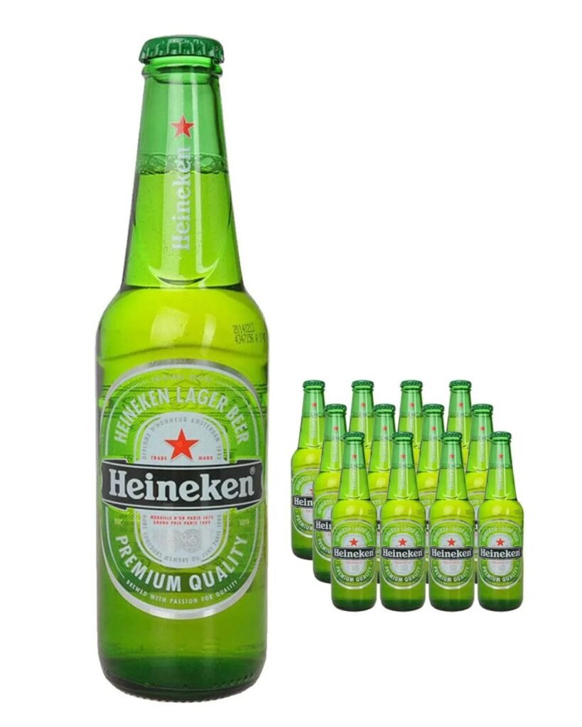 Heineken Premium Lager Beer Bottle 12 x 650 ml