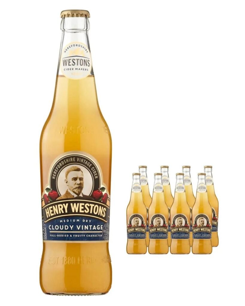 Henry Westons Cloudy Vintage Cider 8 x 500 ml