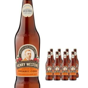 Henry Westons Organic Medium Dry Cider 8 x 500 ml