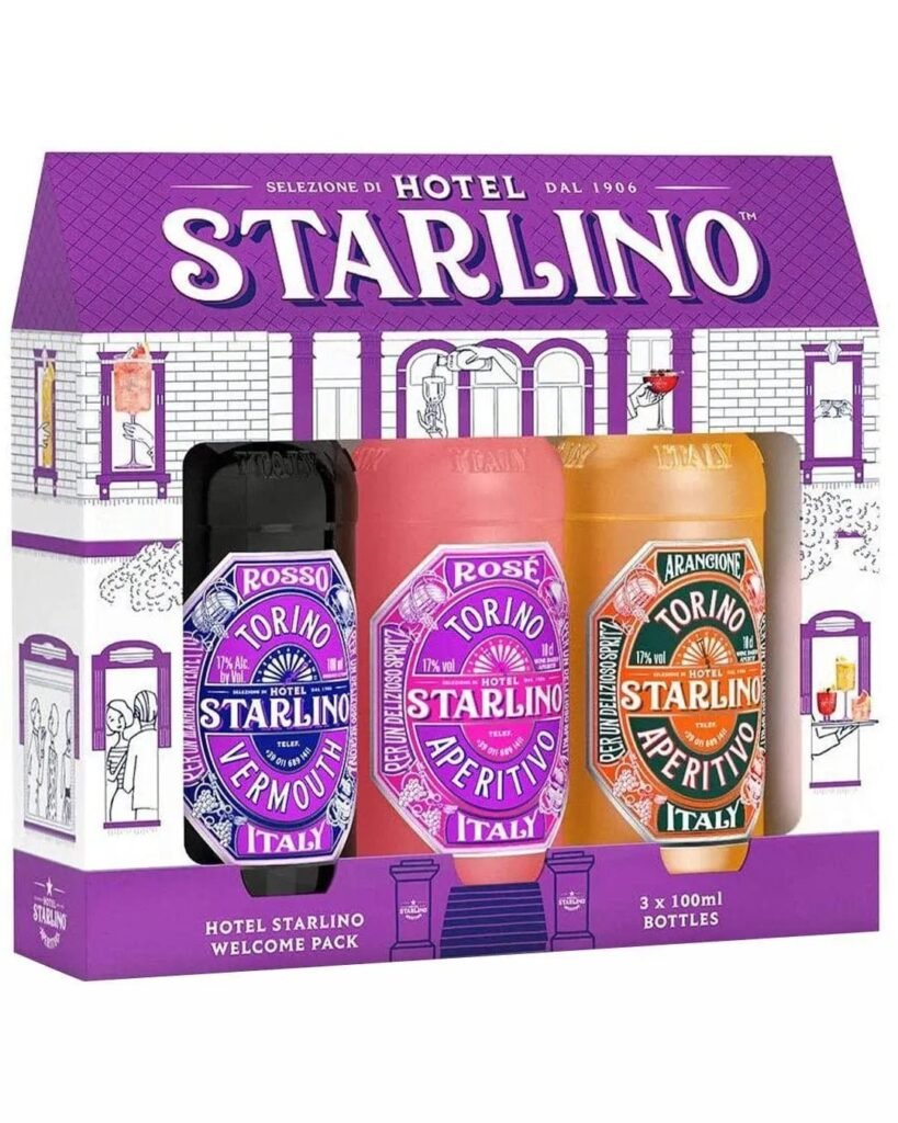 Hotel Starlino Aperitivo Rainbow Gift Pack 3 x 10 cl