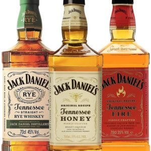 Jack Daniel's Flavoured Whiskey Trio 3 x 70 cl