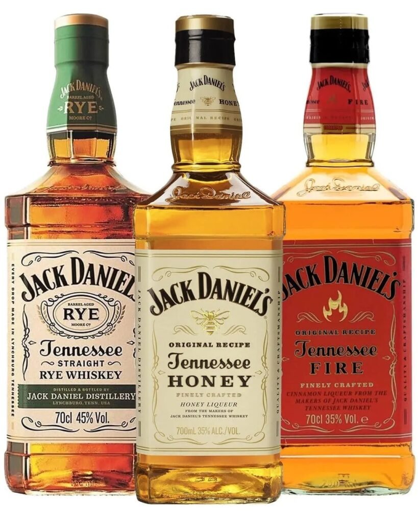 Jack Daniel's Flavoured Whiskey Trio 3 x 70 cl