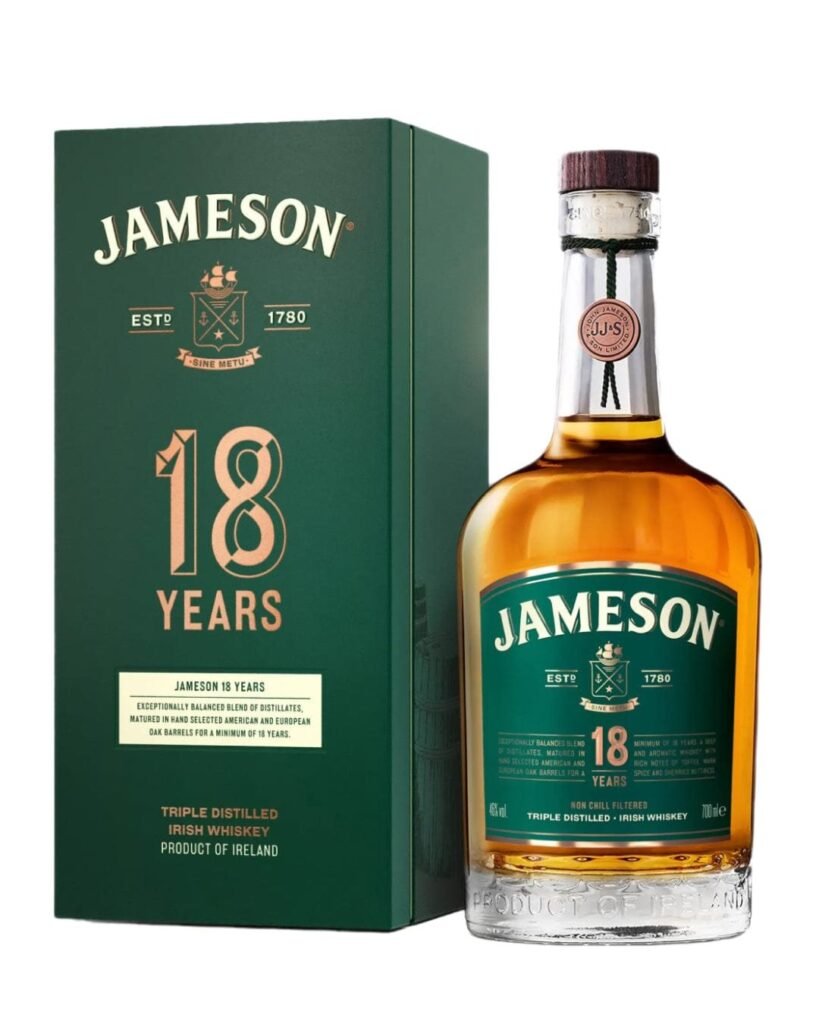 Jameson 18 Year Old Irish Whiskey 70 cl