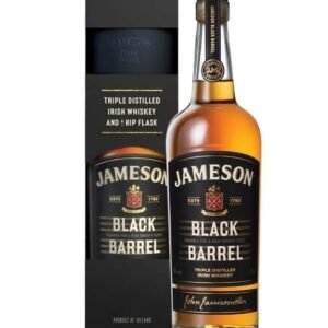Jameson Black Barrel Irish Whiskey Flask Gift Pack 70 cl