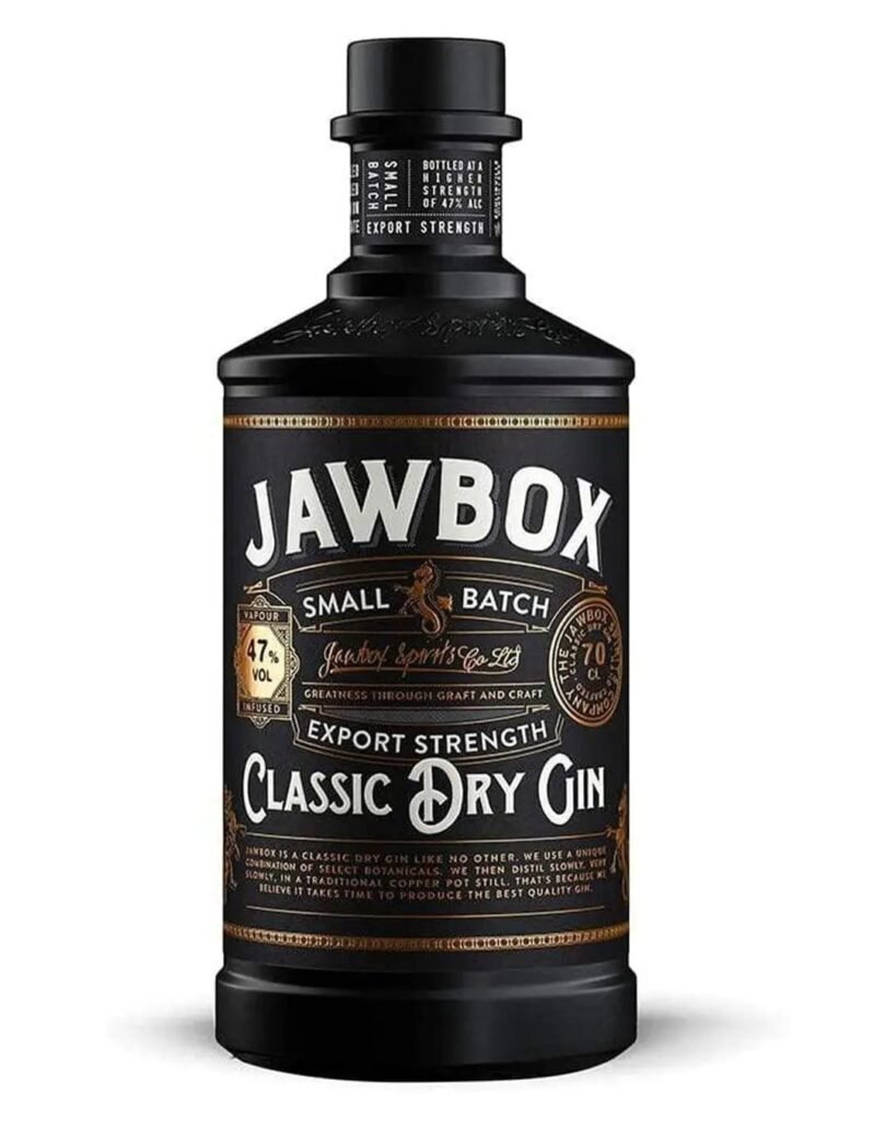 Jawbox Small Batch Export Strength Gin 70 cl