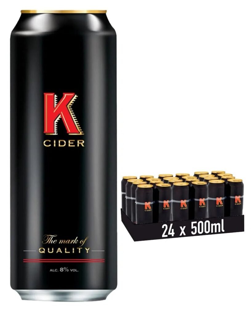 K Cider Cans 24 x 500 ml