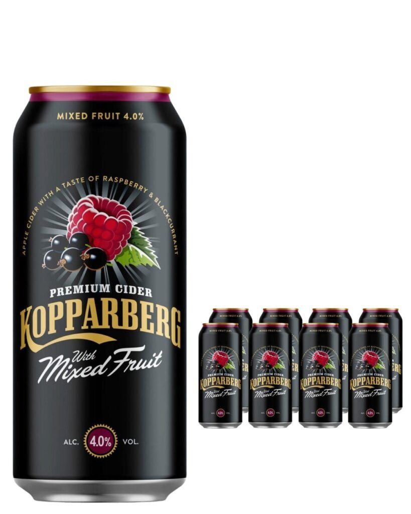 Kopparberg Mixed Fruit Premium Cider Can 8 x 500 ml