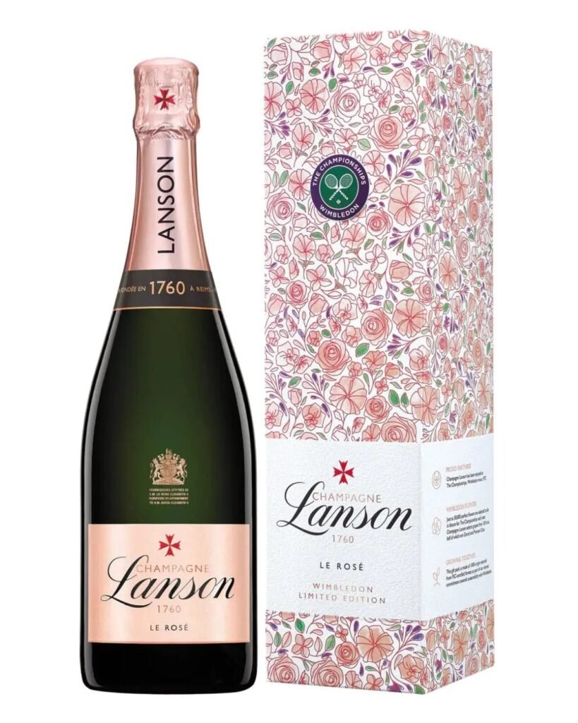 Lanson Le Rosé Wimbledon Champagne Gift Box 75 cl