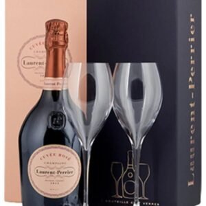 Laurent-Perrier Cuvée Rosé 2 Flute Set Champagne 75 cl