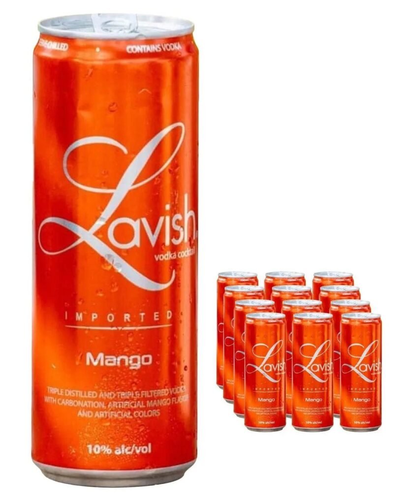 Lavish Mango Vodka Cocktail Can 12 x 330 ml