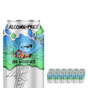 Lervig No Worries Low Alcohol Beer Can 24 x 330 ml