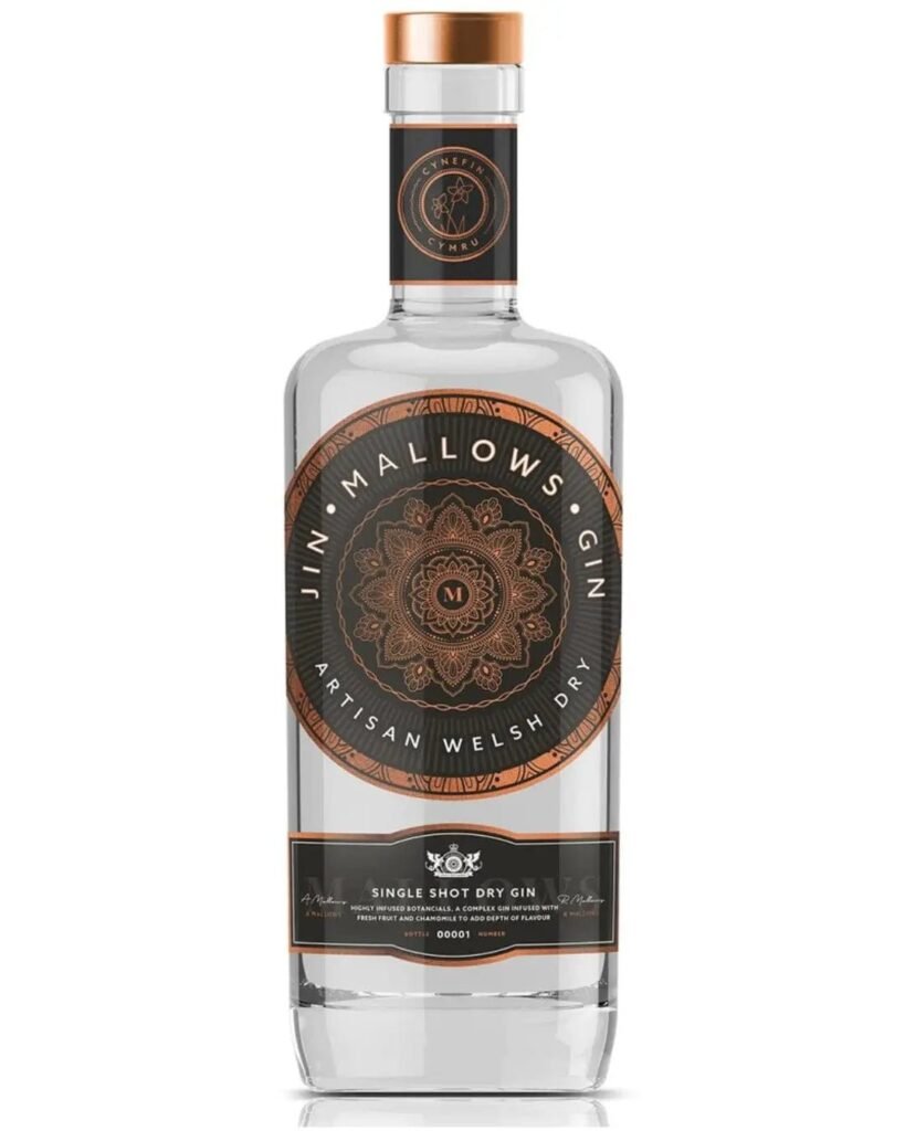 Mallows Welsh Dry Gin 70 cl