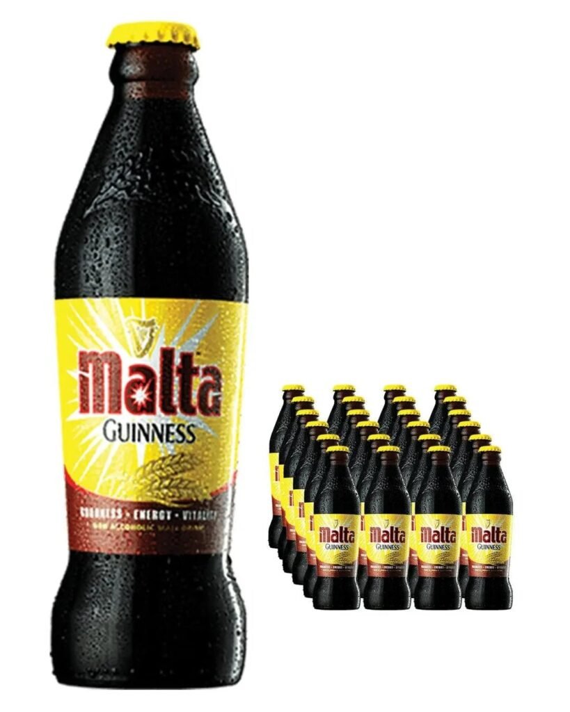 Malta Guinness Non Alcoholic Stout Beer Bottle 24 x 330 ml