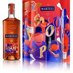 Martell VSOP Cognac with 2 Glass Gift Set 70 cl