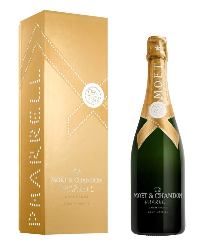 Moët & Chandon Imperial Pharrell Williams Gold Limited Edition Champagne Gift Box 75 cl