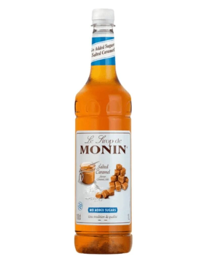 Monin Salted Caramel Reduced Sugar Syrup 1 L