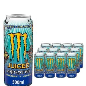 Monster Aussie Lemonade Energy Drink Can 12 x 500 ml