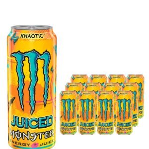 Monster Juiced Khaotic Energy Drink Can 12 x 500 ml
