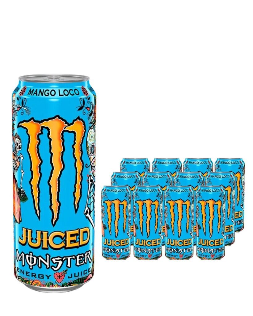 Monster Juiced Mango Loco Energy Drink Can 12 x 500 ml