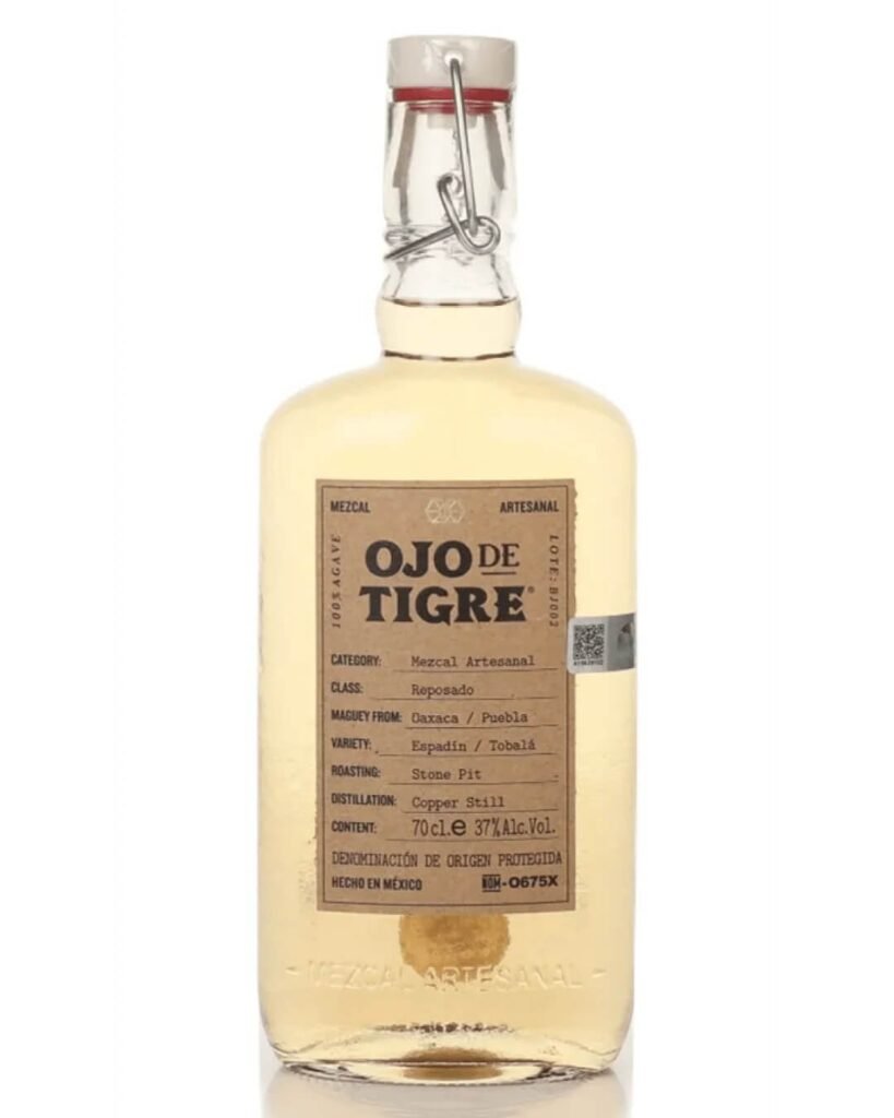 Ojo de Tigre Artesanal Reposado Mezcal 70 cl