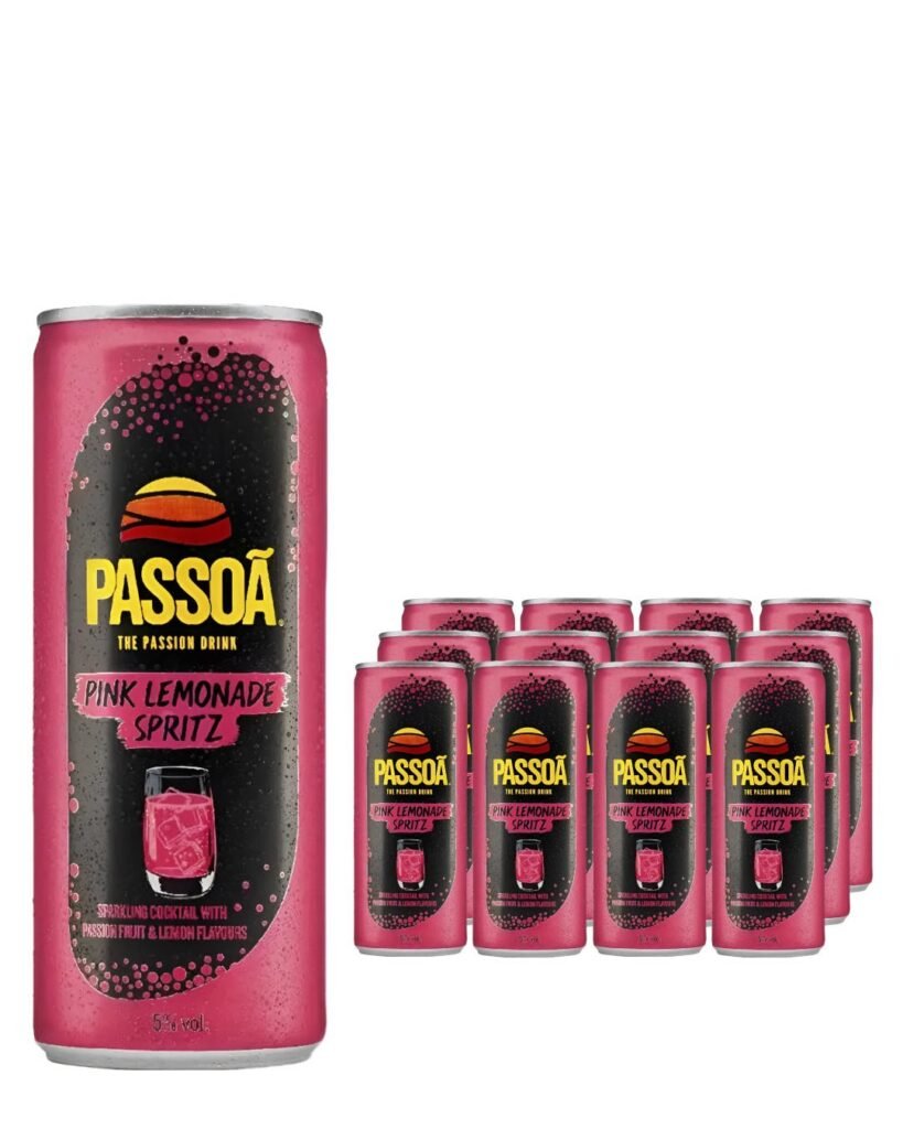 Passoa Pink Lemonade Spritz Can 12 x 250 ml