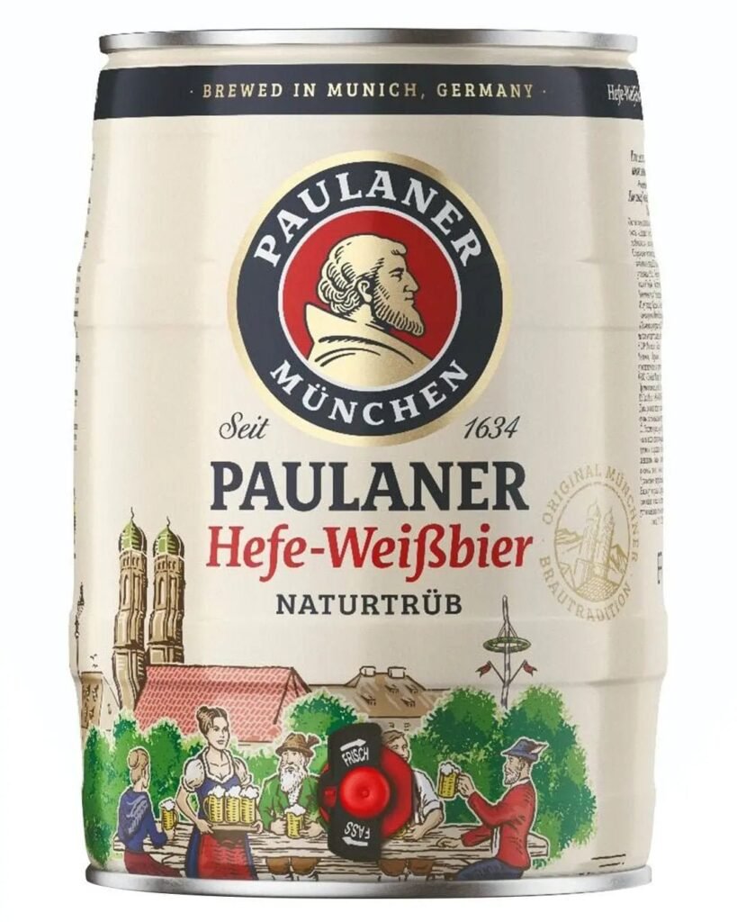 Paulaner Hefe Weizen Mini Keg 5 L