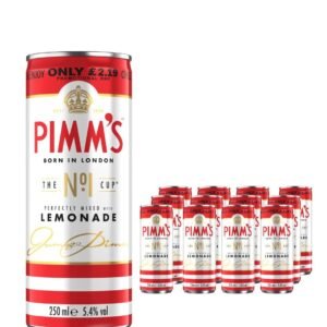 Pimm's & Lemonade Can Price Marked 12 x 250 ml