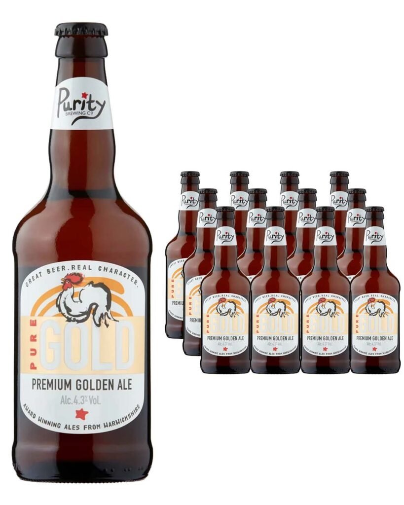 Purity Brewing Co. Pure Gold Golden Ale 8 x 500 ml