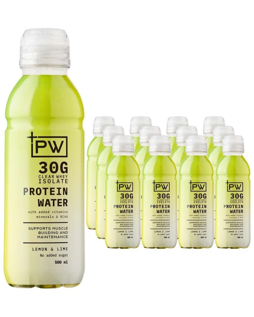 '+PW Lemon & Lime Protein Water 12 x 500 ml
