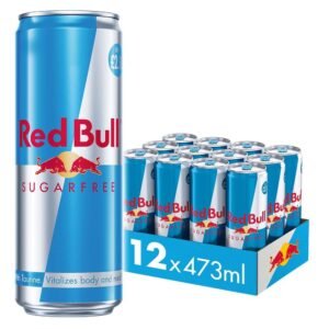 Red Bull Sugar Free Energy Drink Price Marked 12 x 473 ml