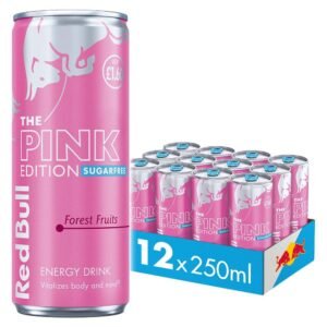 Red Bull The Pink Edition - Forest Fruits Sugar Free Energy Drink Price Marked 12 x 250 ml