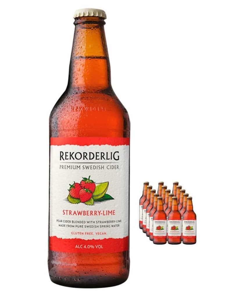 Rekorderlig Strawberry & Lime Cider 15 x 500 ml