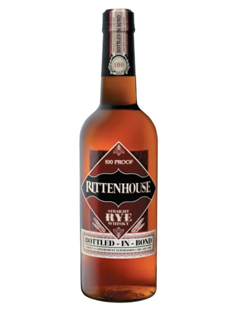 Rittenhouse Straight Rye 100 Proof Rye Whiskey 70 cl