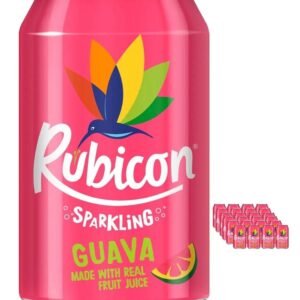 Rubicon Sparkling Guava Juice Drink 24 x 330 ml