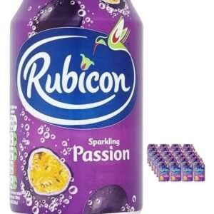 Rubicon Sparkling Passion Fruit Juice Drink 24 x 330 ml