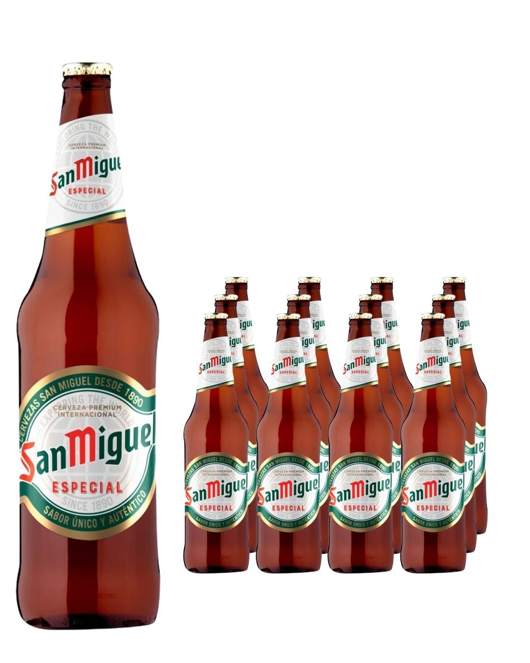 San Miguel Premium Lager Beer Bottle 12 x 620 ml
