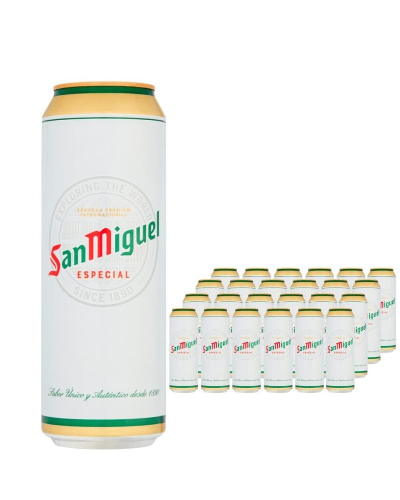 Buy San Miguel Premium Lager Beer Can 24 x 568 ml