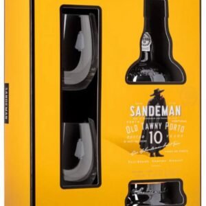 Sandeman 10 year old Tawny Port & 2 Glasses 75 cl