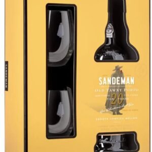 Sandeman 20 year old Tawny Port & 2 Glasses 75 cl